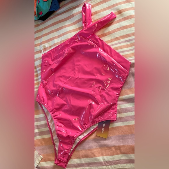 Hello, Barbie!  Hot Pink Bodysuit - Picture 3 of 3